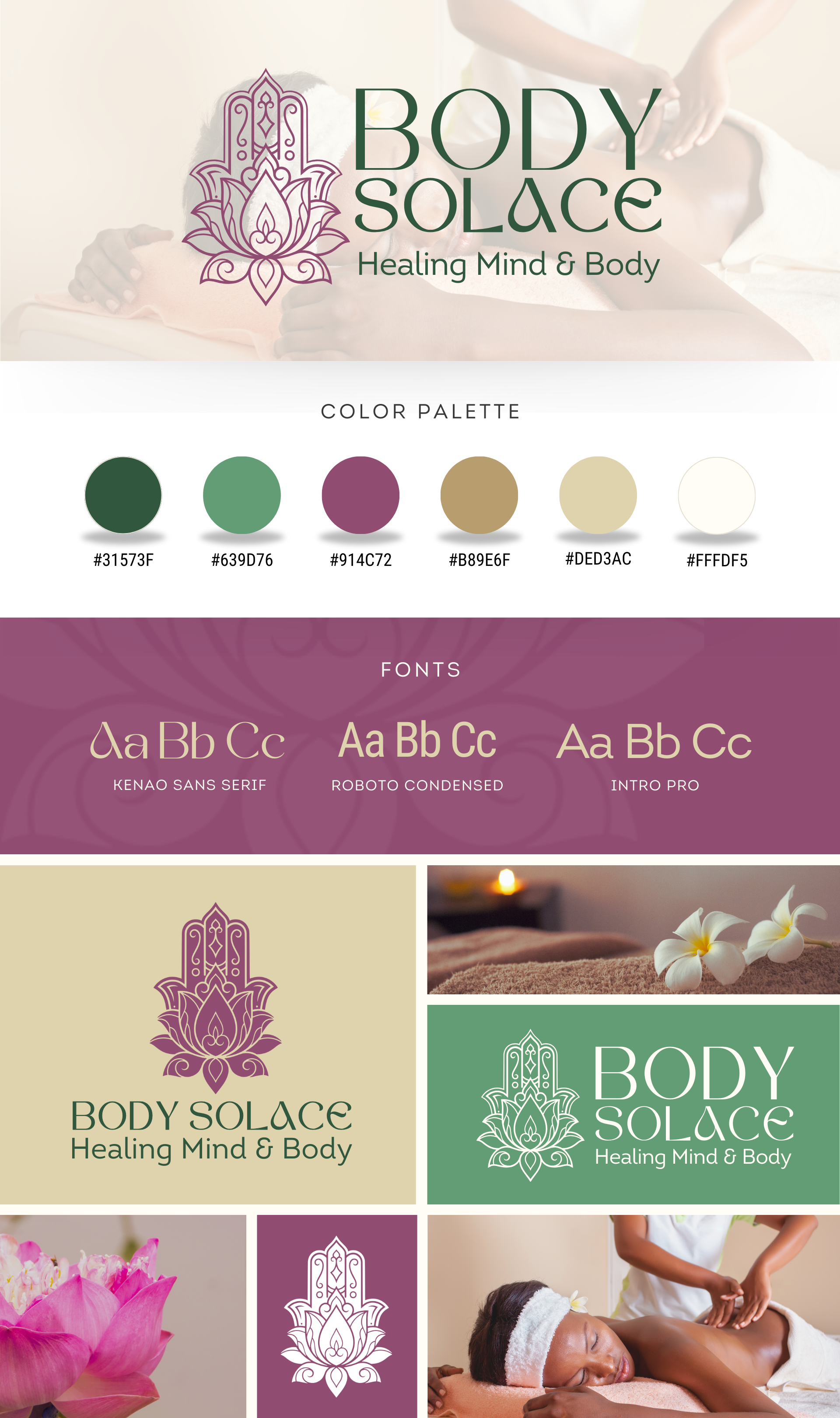 Body Solace Brand Board